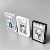 Acrylic Card Display Stand for Pokemon Yu-Gi-Oh UV Protection Graded Card Holder Compatible with PTCG Slab Anime Sports Card
