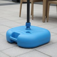 Water Fillable Umbrella Base Portable Design Water Filled Umbrella Stand Balloon Arch Anchor Easy Storage for Garden, Waterside