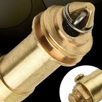 Basin Brass Spring Plug Bounce Valve Basin Bath Replacement Waste Easy Pop Up Click Clack Plug Bolt Spring Bathroom Sink Parts