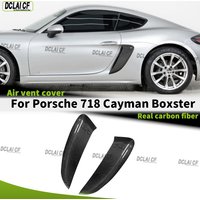 For Porsche 718 Cayman Boxster Car Fender Side Air Vent Side wind knife Outlet Coverbody kit GT4 Style