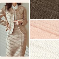 300g Gradient Tweed Fabric By The Meter for Dresses Coats Pillowcases Sewing Soft Thick Comfortable Cloth Autumn Winter Brown
