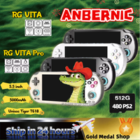 ANBERNIC RG VITA RG VITA Pro Video Games Player Retro Supports AI Streaming Rixel HKHandheld Game Console WiFi Bluetooth PSP PS2