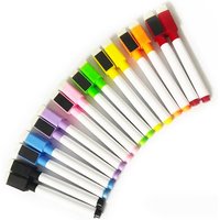8pcs Magnetic Erasable Whiteboard Pen Color Options Blackboard Note Numbering Stationery For Office Classroom Teaching Supplies