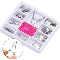 Dental Matrix Sectional Contoured Metal Matrices Dental Matrix with Spring Clip Delta Ring Clamp Wedges Kit No.1.398 No.1.330