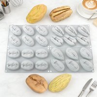 6 Cavity Pistachio Coffee Bean Pecan Almond Silicone Mold Nut Creative Chocolate Dessert Baking Mold DIY Candle Mold