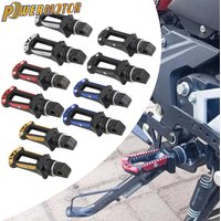 Motorcycle Universal Footrests Aluminum Alloy Footrests Rear Metal Footrests Motocross Decorative Modified Accessories