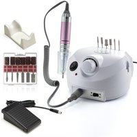 Professional Electric Nail Drill Kit for Acrylic & Gel Nails - 35000RPM Set for Shaping, Polishing & Buffing - Home & Salon Use