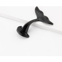 1/3/5PCS Dolphin Tail Wall Coat Racks Clothes Hanging Hooks Home Whale Tail Screw Wall Towel Holder Bathroom Towel Rack Kitchen