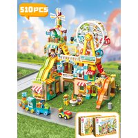 Large Building Blocks: Police & Fire Truck Toys, City Series STEM Learning for Toddlers Age 1-2 3-5, Gift for Boys Girls