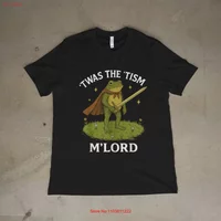 Twas the Tism M Lord T Shirt Funny Frog Knight Autism Meme vintage Washed Soft graphic Slightly Stylish Comfortable Stretched