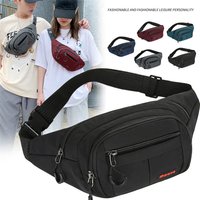 New Waist Bag for Men and Women, Multifunctional, Large Capacity, Waterproof, Fashionable and Trendy Cash Register Business Bag