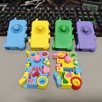 3D printed toy stress-relief fingertip toy spinner office fidget DIY handmade fun small gift for giving