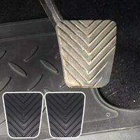 Universal Rubber Brake Clutch Foot Pedal Pad Cover Replacement Car Clutch Brake Pedal Plate Rubber Shock Absorber Cover