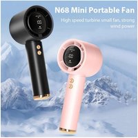 Mini Handheld Fan USB Rechargeable Portable Silent High Speed Cooling Fan Outdoor Travel Pocket Personal Small Electric Fan