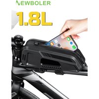 AliExpress NEWBOLER Bicycle Bag Rainproof Cycling Top Front Tube Frame Bag Large Capacity MTB Road Bicycle Pannier Black Bike Accessories