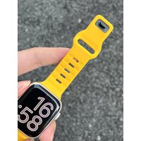 For Apple Watch Ultra 2 49mm 45mm 40mm 44mm 42-46mm 41mm Sport Strap Silicone Bracelet For iWatch Series 10 9 8 7 6 SE 5 4 band