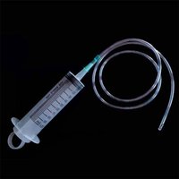100/300/550ml Large Capacity Syringe Oil Pump with 1m Hose Pet Feeding Measuring Pump for Hydroponics Nutrient Liquid