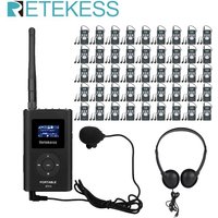 Retekess FT11 PR13 FM Transmitter Receiver with TT003 MIC,Wireless Transmission System For Meeting Simultaneous Interpretation