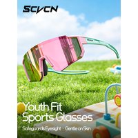 AliExpress SCVCN UV400 Outdoor Sports Glasses Boys Kids Bike Children Cycling Sunglasses Girls Photochromic Running Baseball Golf Equipment