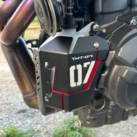 MT07 FZ07 Coolant Recovery Tank Shield Cover For Yamaha MT-07 FZ-07 2014 2015 2016 2017 2018 2019 2020 2021 2022 2023 2024 Parts