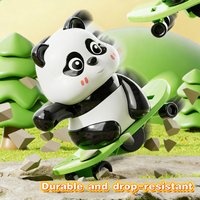 Fun Sports Skateboard Spinning Rope Bear Chain Stress-relieving Ornaments Toys Birthday Gifts For Children