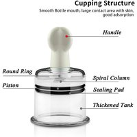 Professional Medical Chinese Vacuum Cupping Massager Cups Nipple Enhancer Plastic Suction Jars Body Health Stimulation Enlarger