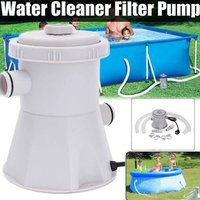 300 Gallons Electric Swimming Pool Filter Pump Household Pool Cleaner Paddling Pool Electric Water Pump Pool Filter Pumps Ground