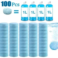 Concentrated Tablets Detergent Car Windshield Cleaning Effervescent Tablets Ultra-clear Wiper Glass for Home Toilet