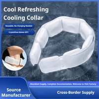 Portable Outdoor Summer Hanging Neck Cold Collar Sports Pcm Refresh Ice Collar Continuous Cooling Artifact New Hanging Neck Wrap