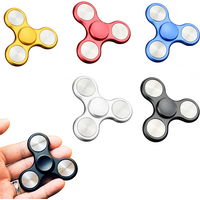 Aluminum Alloy Hand Spinner EDC Heptagonal Electroplate Hybrid Autism ADHD Kid Toy Finger Gyro Metal Bearing Relieve Stress Gift