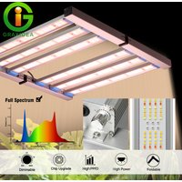 Lampe de culture LED à spectre complet LM281B, pliable, à intensité variable, 200W 240W 320W 480W, pour growbox, hydroponie, serre intérieure, légumes et fleurs