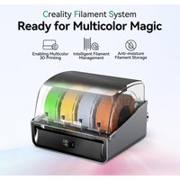 Die mehrfarbige Creality CFS-Patrone unterstützt 4 Parallelführungen für den 16-Farben-Druck, die mit dem Creality K2 Plus Dry Storag kompatibel sind