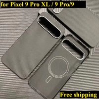 Etui z włókna aramidowego do Google Pixel 9 Pro XL / Pixel 9 Pro / 9, osłona ochronna na telefon z włókna aramidowego, akcesoria do telefonów