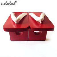 Pantoufles en bois personnalisées pour hommes et femmes, tongs Cos, sandales, sabots, geta japonais, haute Geisha, une dent, nouveau
