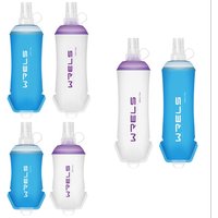 AliExpress WRELS Outdoor Sport Water Bottle Camping Running Bicycle Soft Folding TPU Soft Flask Water Bag Large Diameter Light BPA Free