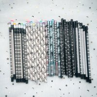 10pcs Music Wooden Pencils with Erasers Kawaii Stationery Items School Pencils 2B Art Supplies Children's Stationery Drawing Pen