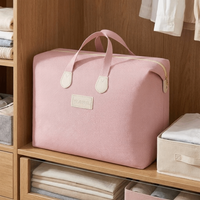 Handheld Clothes Quilt Storage Bag Lightweight Wear-Resistant Clothing Moving Bag Large Capacity Folding Clothes Organizer