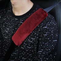 Universal Car Seat Belt Covers Plush Car Safety Belt Pad Shoulder Pad Soft Seat Belt For Adults Car Accessories Interior
