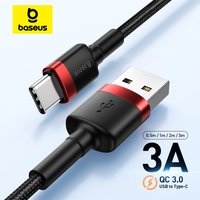 Baseus 60W 3A USB Typ C Kabel für Huawei Honor Xiaomi Samsung Super Charge Schnellladung USB C Ladegerät Datenkabel Drahtkabel