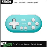 8BitDo Zero 2 Bluetooth Gamepad Mini Controller Compatible for Nintendo Switch Windows Android macOS