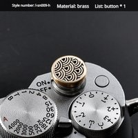 Brass Camera Shutter Release Button Protective Cap Fit Fuji XT50 XS20 X100VI XT5 XT30 XE4 XH2 Nikon ZFC Canon Leica Cameras