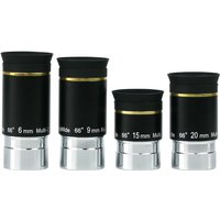 Datyson Telescope Eyepiece 66-Degree Ultra-Wide-Angle Eyepiece 6mm, 9mm, 15mm, 20mm, 1.25inch Hd Lens Full Metal Multi-Wideband Coating Telescope Accessories Suitable for Astronomical Telescopes