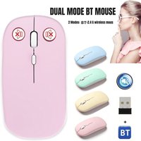 Silent Bluetooth-compatible Mouse Computer Laptop Optical Mouse Wireless for iPad Samsung Tablet Universal Mice Noiseless Gaming
