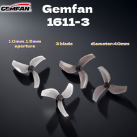4pairs Qianfeng Model Gemfan1611-3 ultra-lightweight design 40mm three-blade propeller hole 1mm 1.5mm