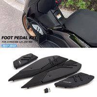 Motorcycle New Footpads For YAMAHA XMAX300 XMAX X MAX 125 250 300 400 2017-2024 2022 2023 Foot Pegs Pedals Plate Pads Aluminum