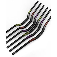 High Strength Mountain Bike Bicycle Handlebar 55 Riser 318mm Aluminum Alloy Off-Road Bicycle Handlebar for MTB Cycling Gear