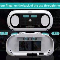 Hand Grip Handle Joypad Stand Case with L2 R2 Trigger Button For PSV 2000 PSV2000 PS VITA 2000 Slim Game Console quick release
