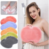 Silikon Fuß Massage Pad Dusche Matte Nicht-slip Waschen Fuß Pad Stick auf Wand Oberfläche Körper Reinigung Werkzeug Peeling reiben Zurück Pinsel