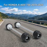 For HONDA X-ADV 750 2019-2025 Wheel Spindle Axle Sliders Crash Protector Cover Set