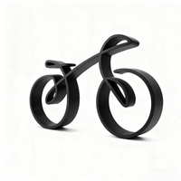 AliExpress NONE Minimalist Bike Model, Elegant 3D Printed Cycling Sculpture for Desk Decor, Home Office Gift for Cyclists